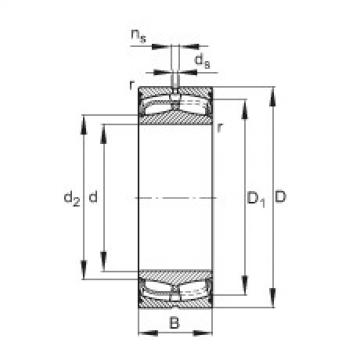 Sealed spherical roller bearings - 24032-BE-XL-2VSR