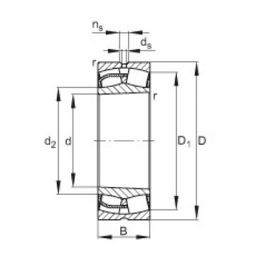 Spherical roller bearings - 22238-BE-XL-K