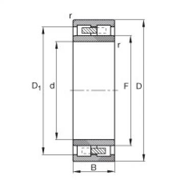 Cylindrical roller bearings - NNU4172-M