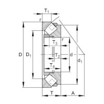 Axial spherical roller bearings - 292/560-E1-MB