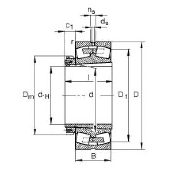 Spherical roller bearings - 231/600-K-MB + H31/600-HG