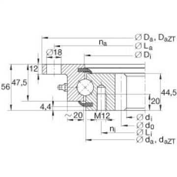 Four point contact bearings - VLI200744-N