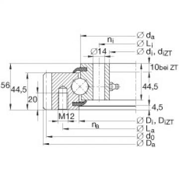 Four point contact bearings - VSA200644-N