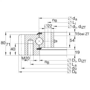 Four point contact bearings - VSA250955-N