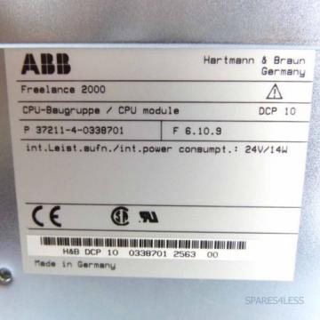 Hartmann &amp; Braun ABB Freelance 2000 CPU DCP10 OVP