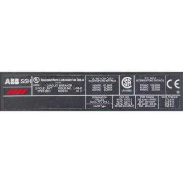 ABB SACE S5H Leistungsschalter S5 Circuit Breaker 600V~ 400A SACE PR211 Auslöser