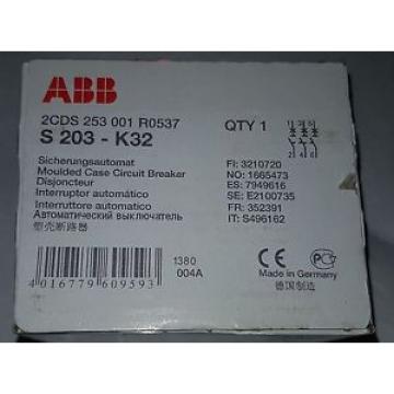 ABB S203-K32 Sicherungsautomat K-Char., 6kA, 32A, 3P