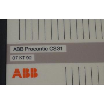 ABB PROCONTIC 07-KT-92 PLC MODULE 07KT92