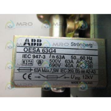 ABB OESA 63G4 (AS PICTURED) *NEW NO BOX*