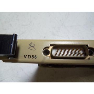 ABB VD86 VIDEO CONTROL BOARD *USED*