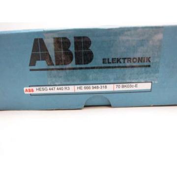 ABB HESG 447440 R3 70BK03C-E PCB CIRCUIT BOARD ALARM MODULE D514749