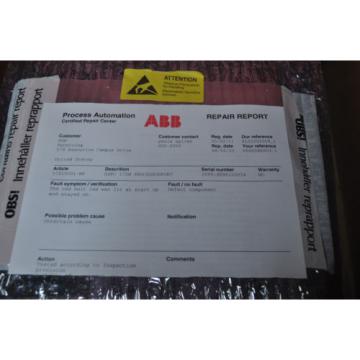 ABB DSPC 172H ROBOTIC PROCESSOR UNIT, 57310001-MP  EXCHANGE UNIT WARANTY