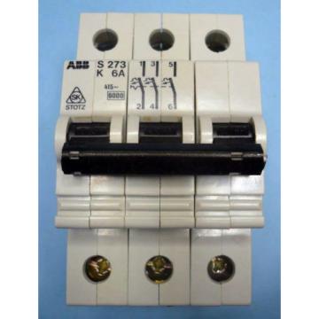 ABB BBC S273 K6A Circuit Breaker 220/240/380 VAC New Other