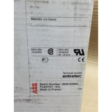 ABB 1SNA116302R2300 Fuse Terminal MB10/22.SF  - Box of 7