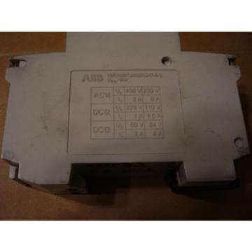 ABB S281 K1A single pole, with NO/NC contacts