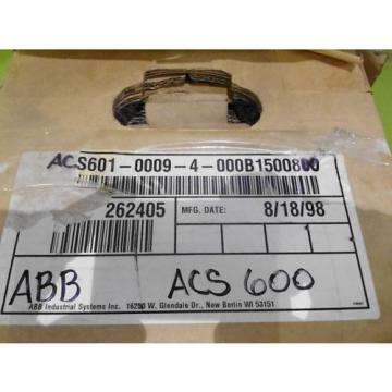 ABB ACS600  ACS 601-0009-4-000B1500800 *NEW IN BOX*