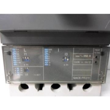 ABB SACE S4 CIRCUIT BREAKER 250 AMP