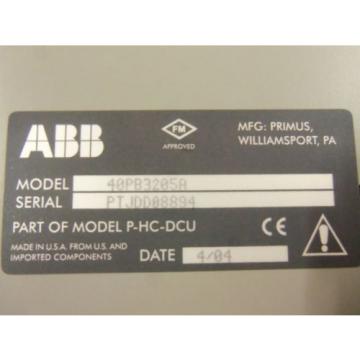 ABB 40PB3205A CONTROL *USED*