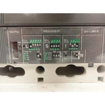 165803 New-No Box, ABB T6HQ600CWS8 Breaker 600A, 600V, 3P, T6H 800 PR222DS/P-LSI