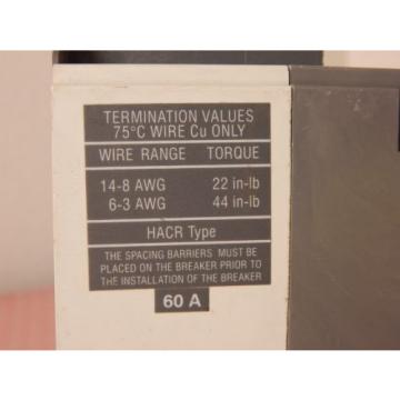 ABB CIRCUIT BREAKER 60A SACE S1