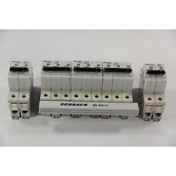 LOT OF 5 ABB Circuit Breakers, S222, S223, 240, 600, 10-16A, 2-3POLE