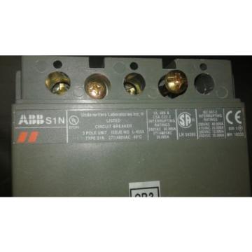 ABB S1N SACE S1 3 POLE  CIRCUIT BREAKER