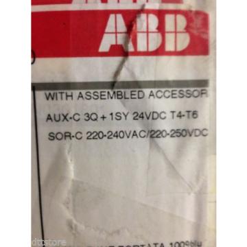 ABB Circuit Breaker SACE TMAX T6  H 800 Cat# T6HQ800CWA3AUS2 - 800 Amp 3 Pole
