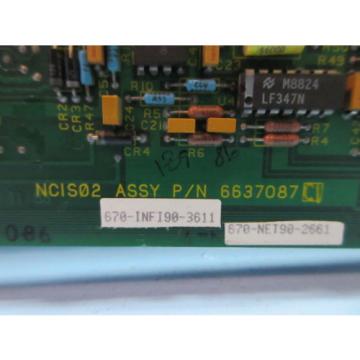 Bailey NCIS02 Network 90 Control I/O Slave Module 6637087C1 infi-90 ABB Symphony