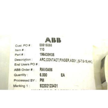 3 NEW ABB 196438K05  ARC CONTACT