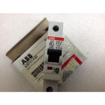 *NEW* ABB Mini Circuit Breaker S201U-K40, 1 Pole,  40A