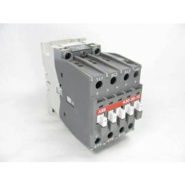 ABB, Contactor,  A30-30-10-84, Motor Control, 110-120 Volt, Used