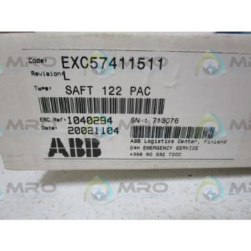ABB SAFT 122 PAC PULSE AMPLIFIER *NEW IN BOX*