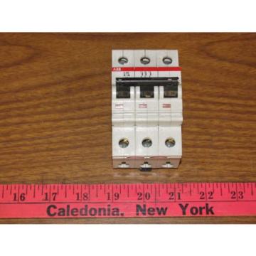 ABB S283 K 1A Mini Circuit Breaker Amperage Rating 1, Poles 3 and 277/480