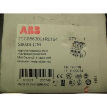 ABB S803S-C16 -  2CCS863001R0164 new in box