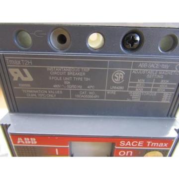 ABB TMAX T2H 1SDA053954R1 3-POLE CIRCUIT BREAKER 50A 480V 50/60 Hz