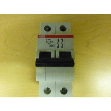 ABB S202 K13A Circuit Breaker 13A 2 Poles 400V (13975)