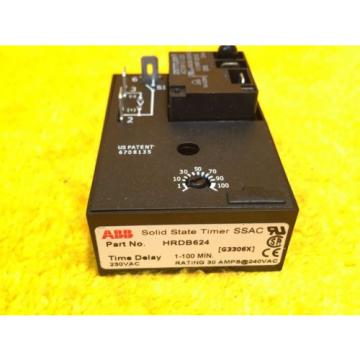 ***NEW*** ABB SSAC HRDB624 SOLID STATE TIME DELAY TIMER G3306X