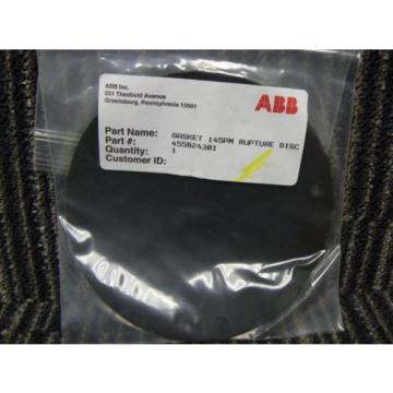 ABB INC. GASKET 145PM RUPTURE DISC 455B24301  *NEW IN FACTORY BAG*    1PC