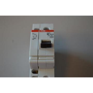 ABB S271-KS15 1 Pole 15amp Breaker Din Rail MTG