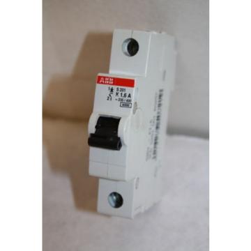 ABB S201 K1.6A CIRCUIT BREAKER 1.6 AMP, 230/400 VOLT, I POLE  NEW