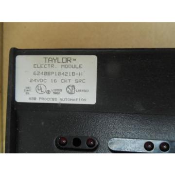 ABB Taylor Electric Module 24VDC 6240BP10421B-H IC660EBD022 w. 6240BP10431B-B