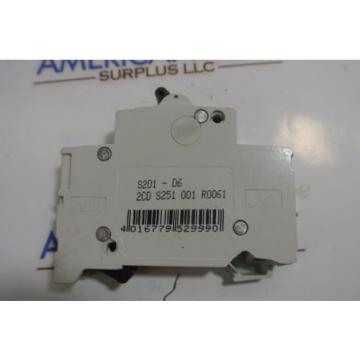 ABB S201D6 S201 D6 - Miniature Circuit Breaker - USED - LOT OF 2