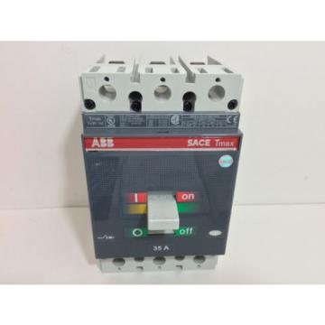 NEW! ABB CIRCUIT BREAKER SACE TMAX TS3 N 150 1SDA065399R1 3 POLE 35 AMP