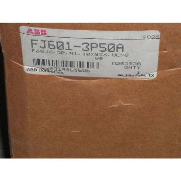 ABB FJ601-3P50A SWITCH ENLOSURE *NEW IN BOX*