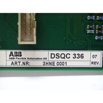 ABB 3HNE0001 Ethernet Board, Rev 07, DSQC336 *NICE USED PULL*
