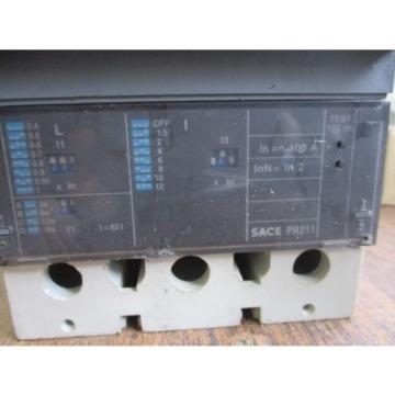 ABB S4N SACE PR211 100 AMP CIRCUIT BREAKER AB00630766