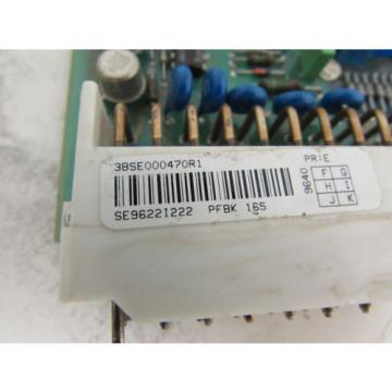 ABB 3BSE000470R1 PFBK 165 PROCESSOR BOARD ***XLNT***