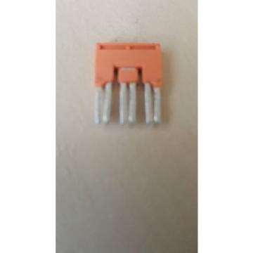 ABB / Entrelec 1SNA291103R2400 orange terminal jumper bars lot of 38