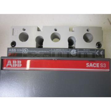 ABB SACE ISOMAX S3 N 015 CIRCUIT BREAKER  *USED*