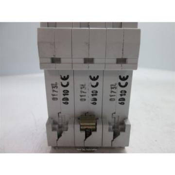 ABB S263-D10 Circuit Breaker, 3-Poles, Rating: 400VAC 10A